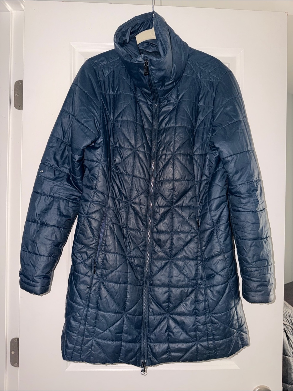 The North Face Women's Navy Quilted Lightweight Puffer Coat